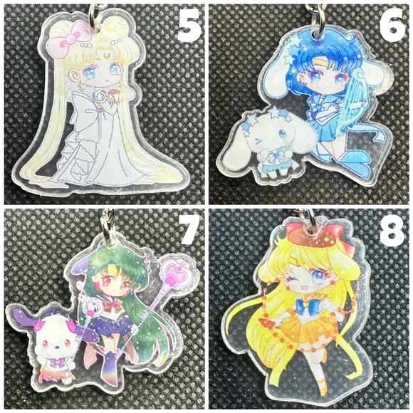 Sailor Moon X Sanrio KBK Handmade Keychains - Picture 2 of 10